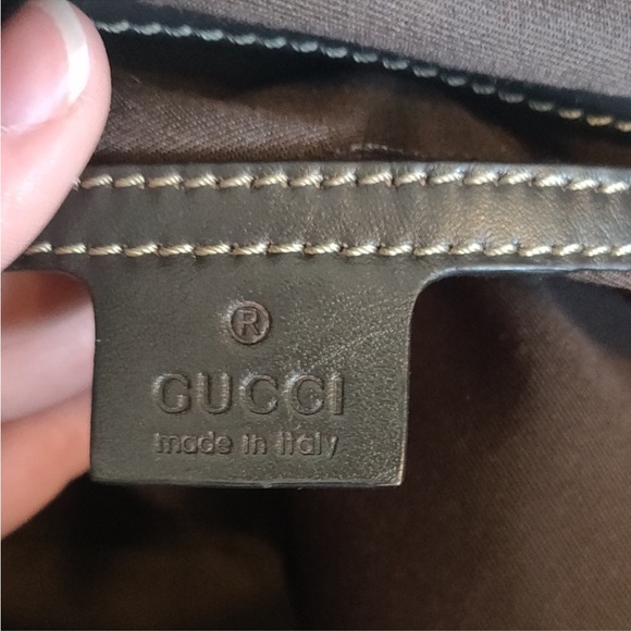 Gucci Monogram Canvas Briefcase Bag with Lock and Key - Picture 11 of 11